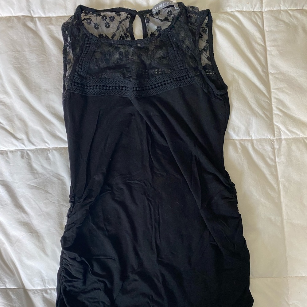 Loveapella Lace Top Maternity Shirt